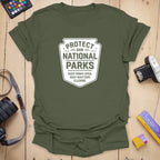 T-Shirt With National Park Photography Message