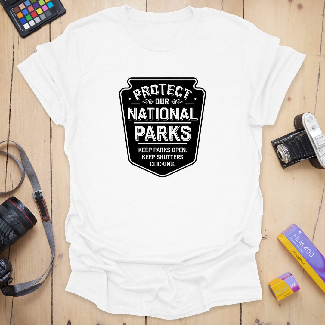 T-Shirt With National Park Photography Message
