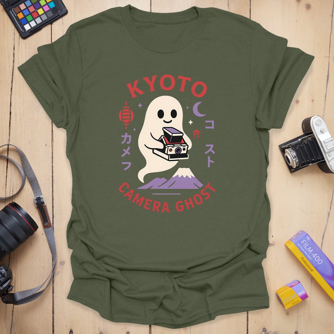 T-Shirt Kyoto Camera Ghost Vintage Photo Design
