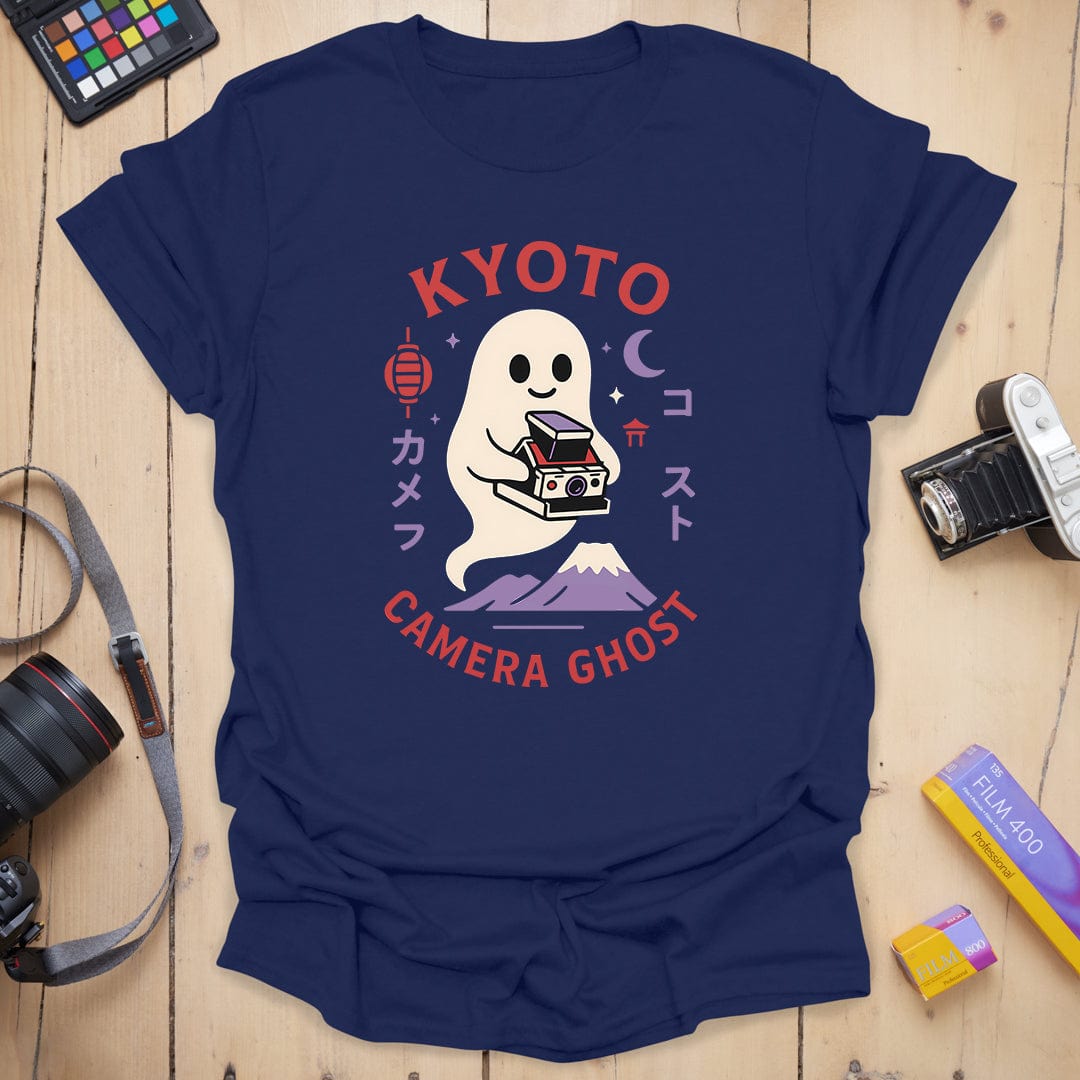 T-Shirt Kyoto Camera Ghost Vintage Photo Design