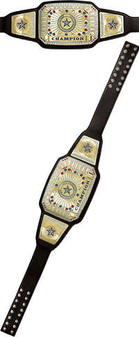 Champion Award Belt- Black & Gold [CAB-52-BLK]
