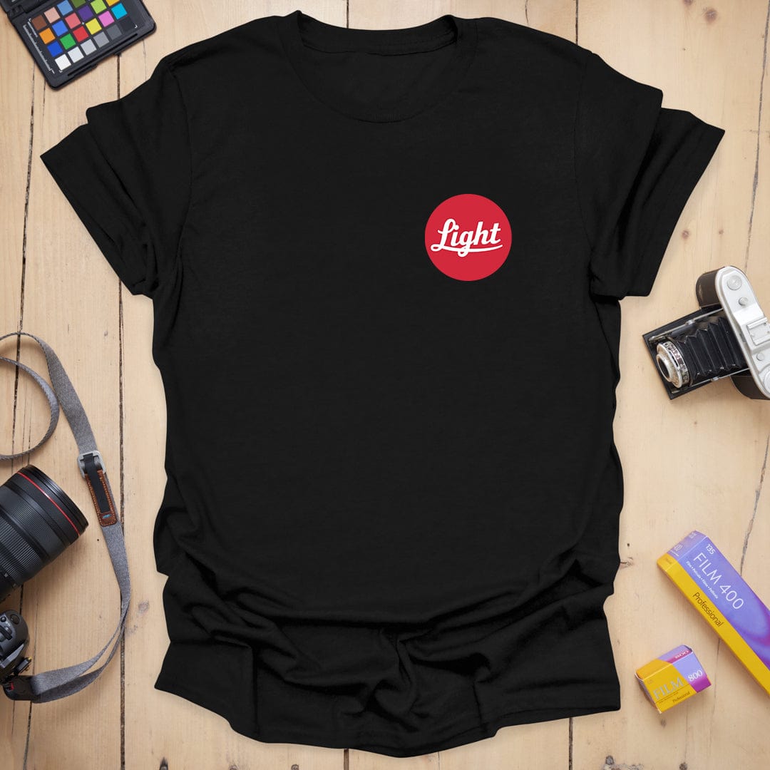 T-Shirt With Light Logo Badge for Photographers