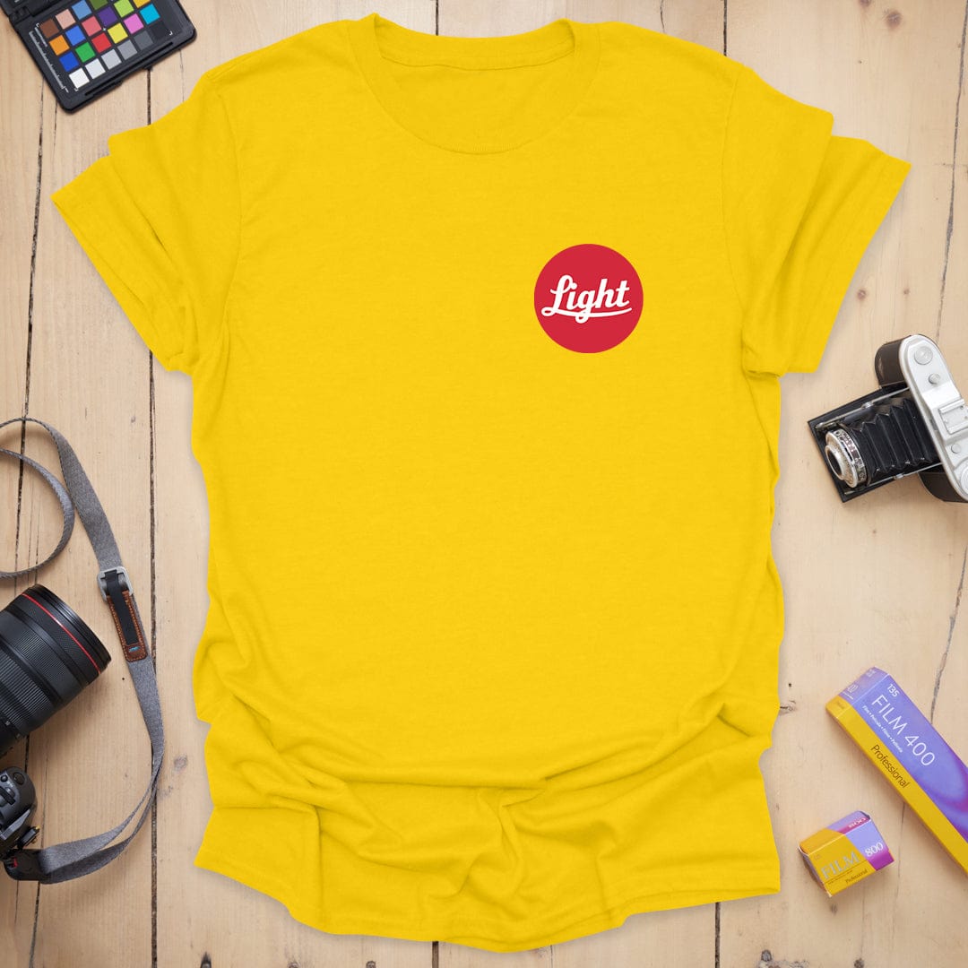 T-Shirt With Light Logo Badge for Photographers