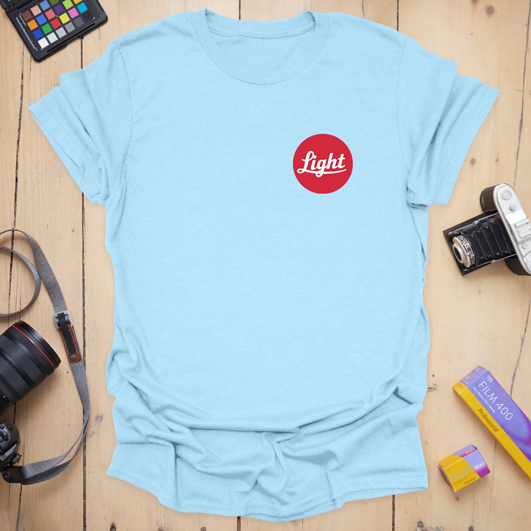 T-Shirt With Light Logo Badge for Photographers