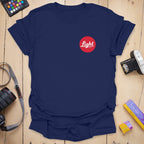 T-Shirt With Light Logo Badge for Photographers