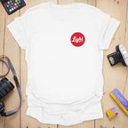 T-Shirt With Light Logo Badge for Photographers