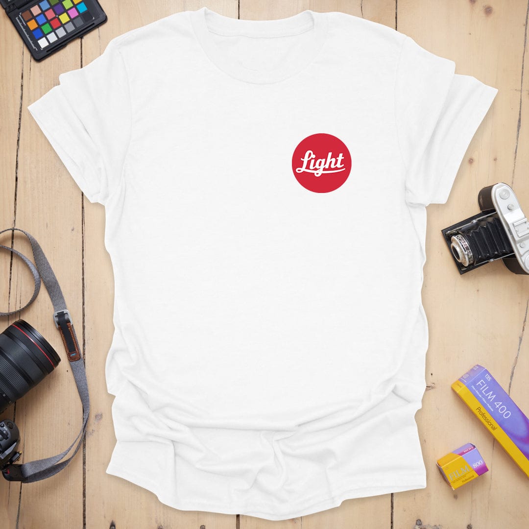 T-Shirt With Light Logo Badge for Photographers