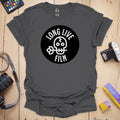 T-Shirt for Film Photography Lovers With Long Live Film Design