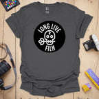 T-Shirt for Film Photography Lovers With Long Live Film Design