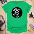 T-Shirt for Film Photography Lovers With Long Live Film Design