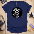 T-Shirt for Film Photography Lovers With Long Live Film Design