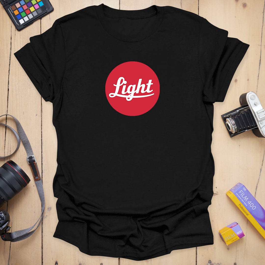 T-Shirt With Light Logo For Photography Fans