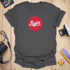 T-Shirt With Light Logo For Photography Fans