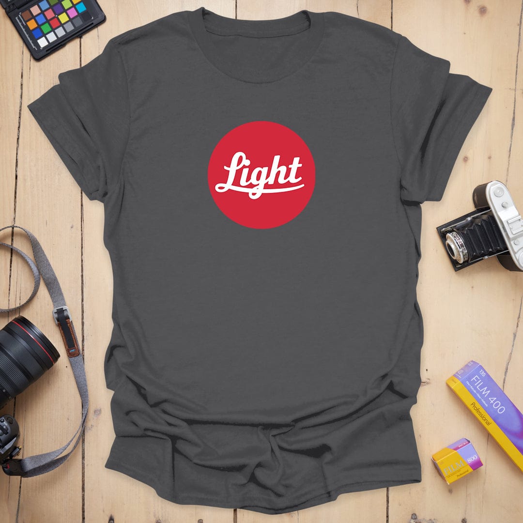 T-Shirt With Light Logo For Photography Fans