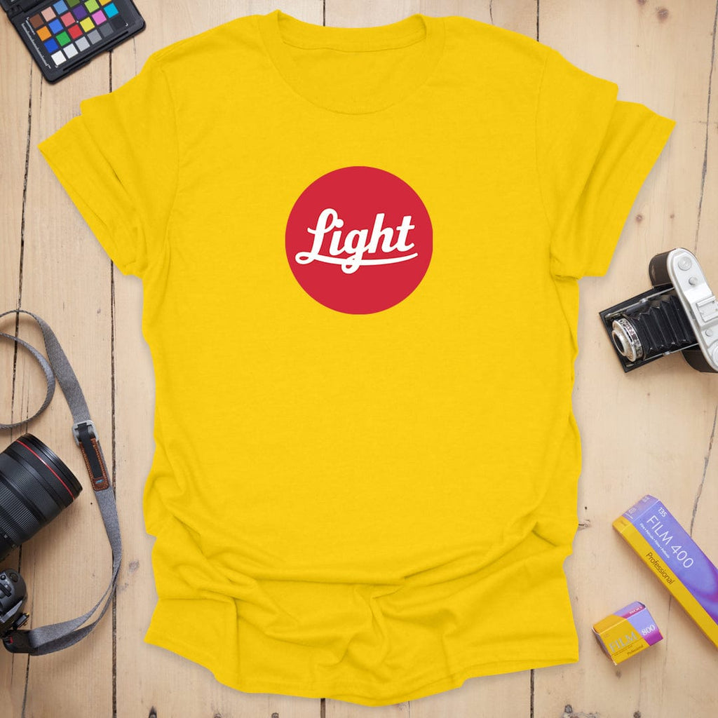 T-Shirt With Light Logo For Photography Fans