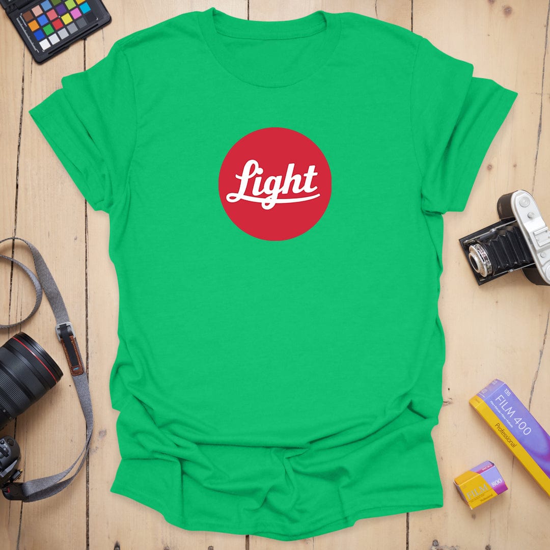 T-Shirt With Light Logo For Photography Fans
