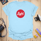 T-Shirt With Light Logo For Photography Fans