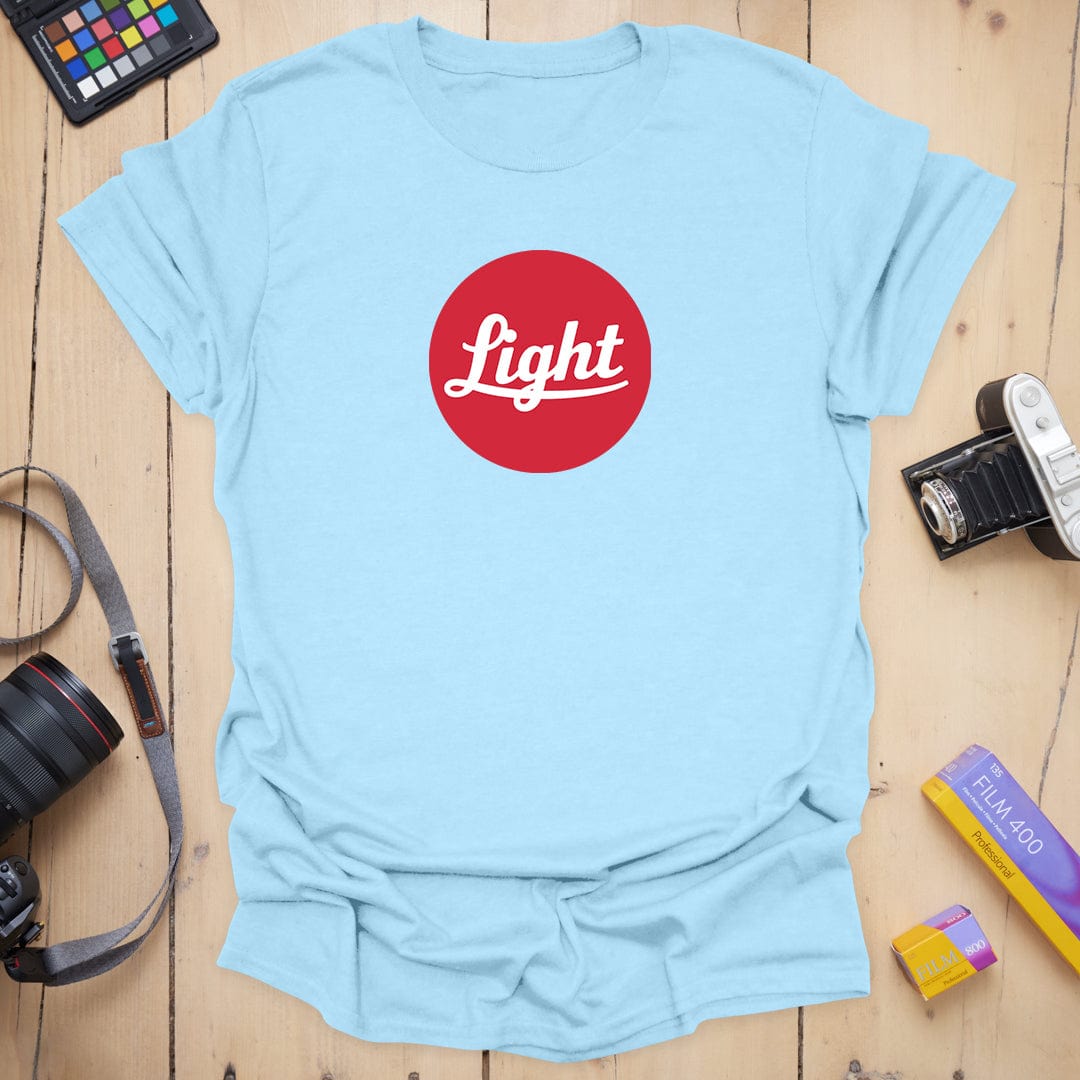 T-Shirt With Light Logo For Photography Fans