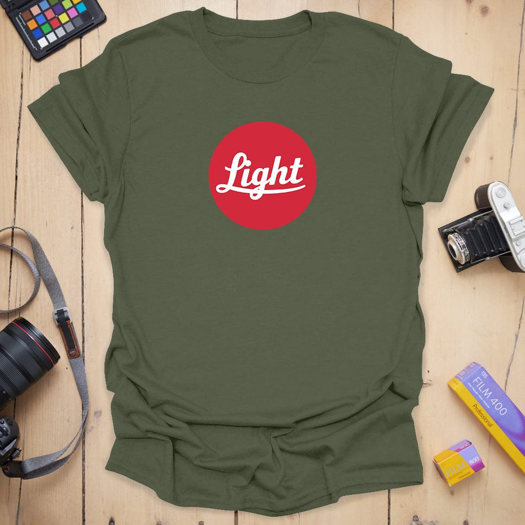 T-Shirt With Light Logo For Photography Fans
