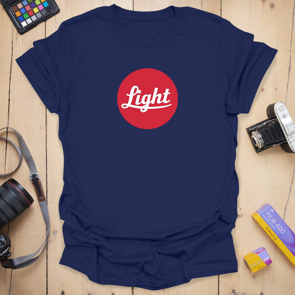 T-Shirt With Light Logo For Photography Fans