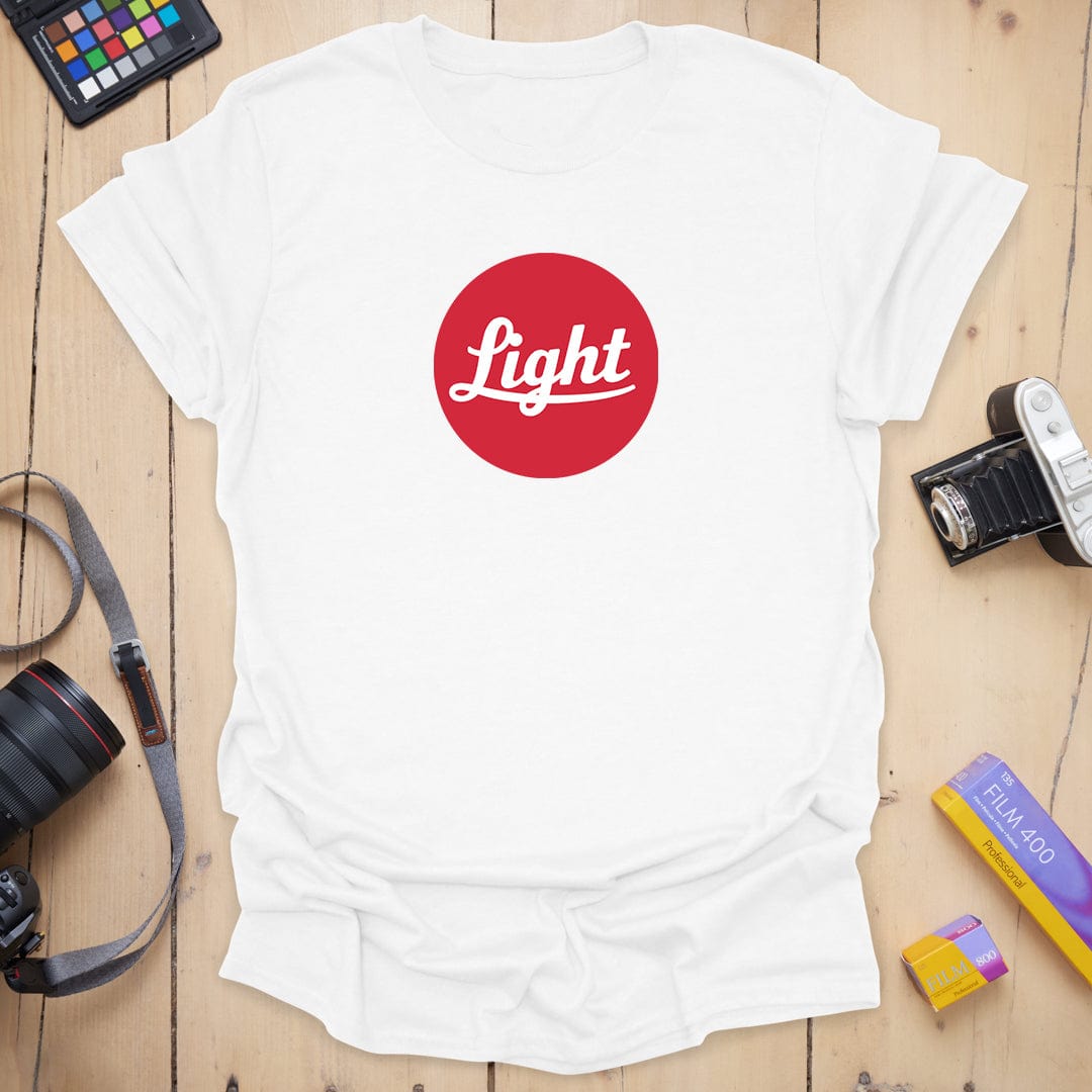 T-Shirt With Light Logo For Photography Fans