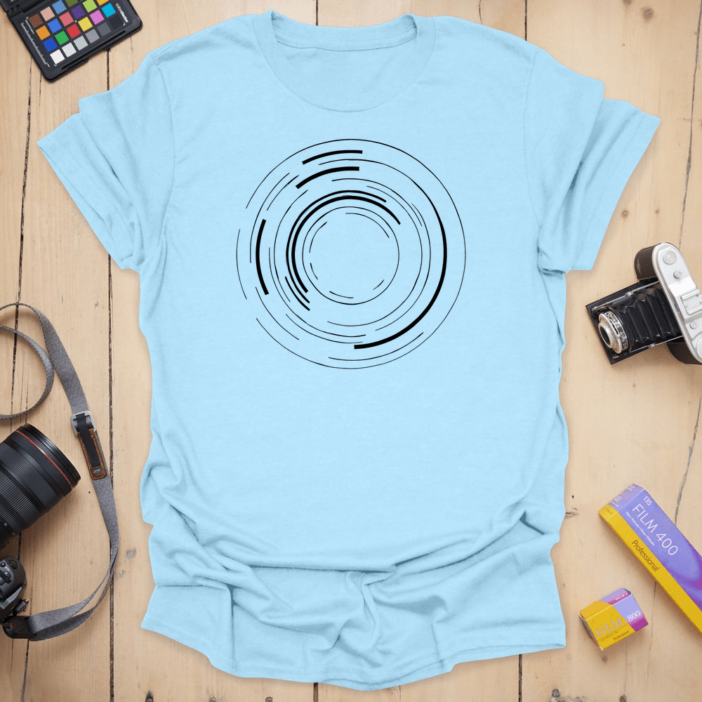 Dark Tee - Light Blue