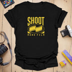 T-Shirt With Vintage Film Strip Photography Design