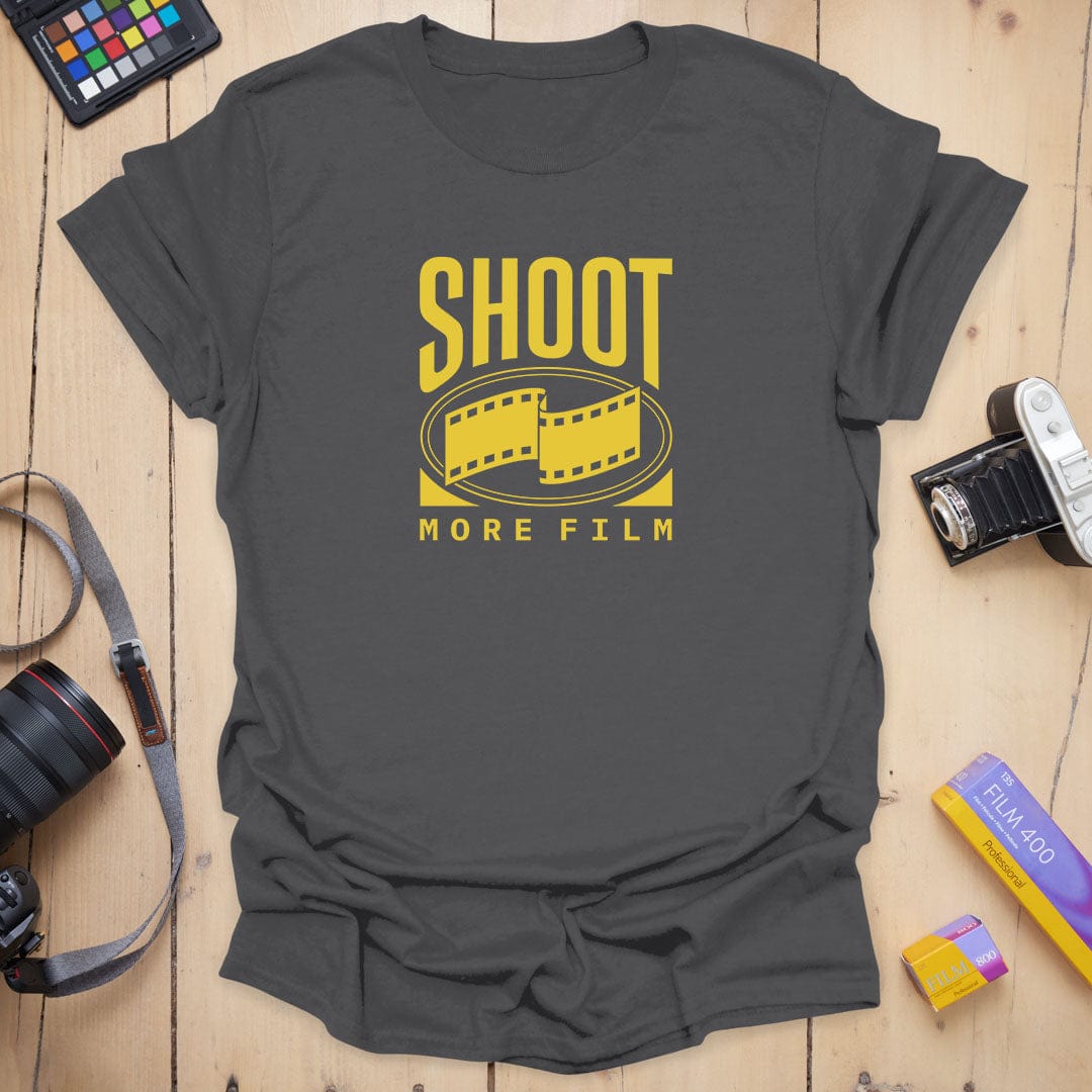 T-Shirt With Vintage Film Strip Photography Design