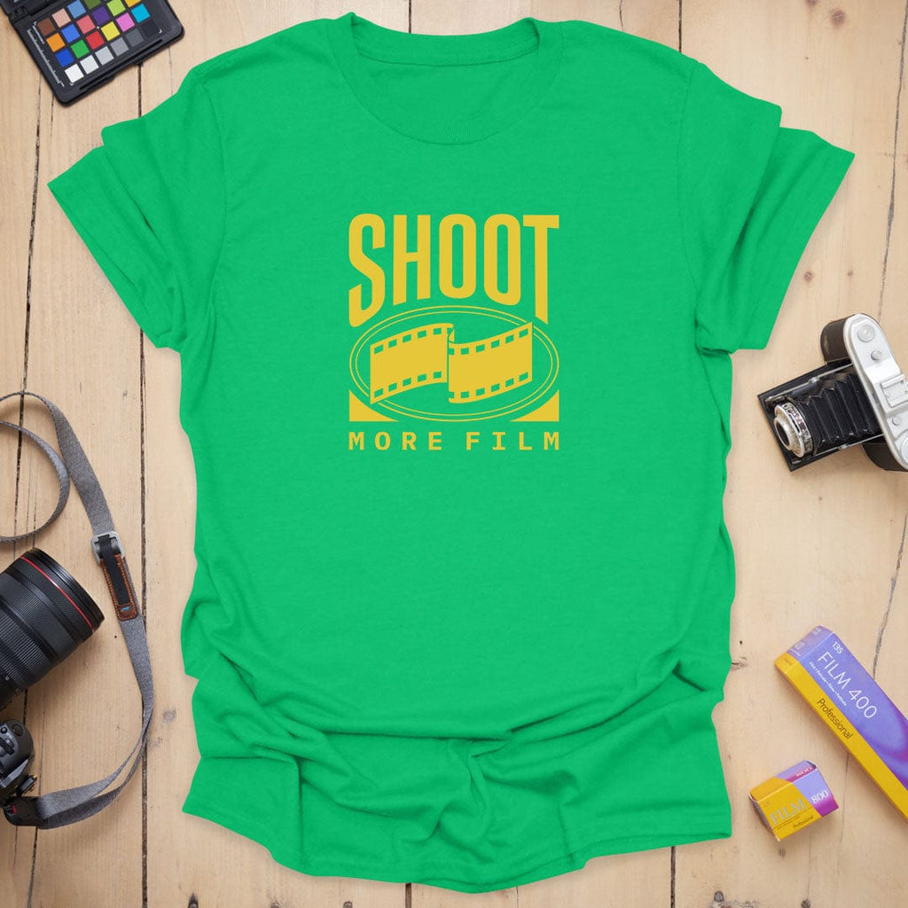 T-Shirt With Vintage Film Strip Photography Design