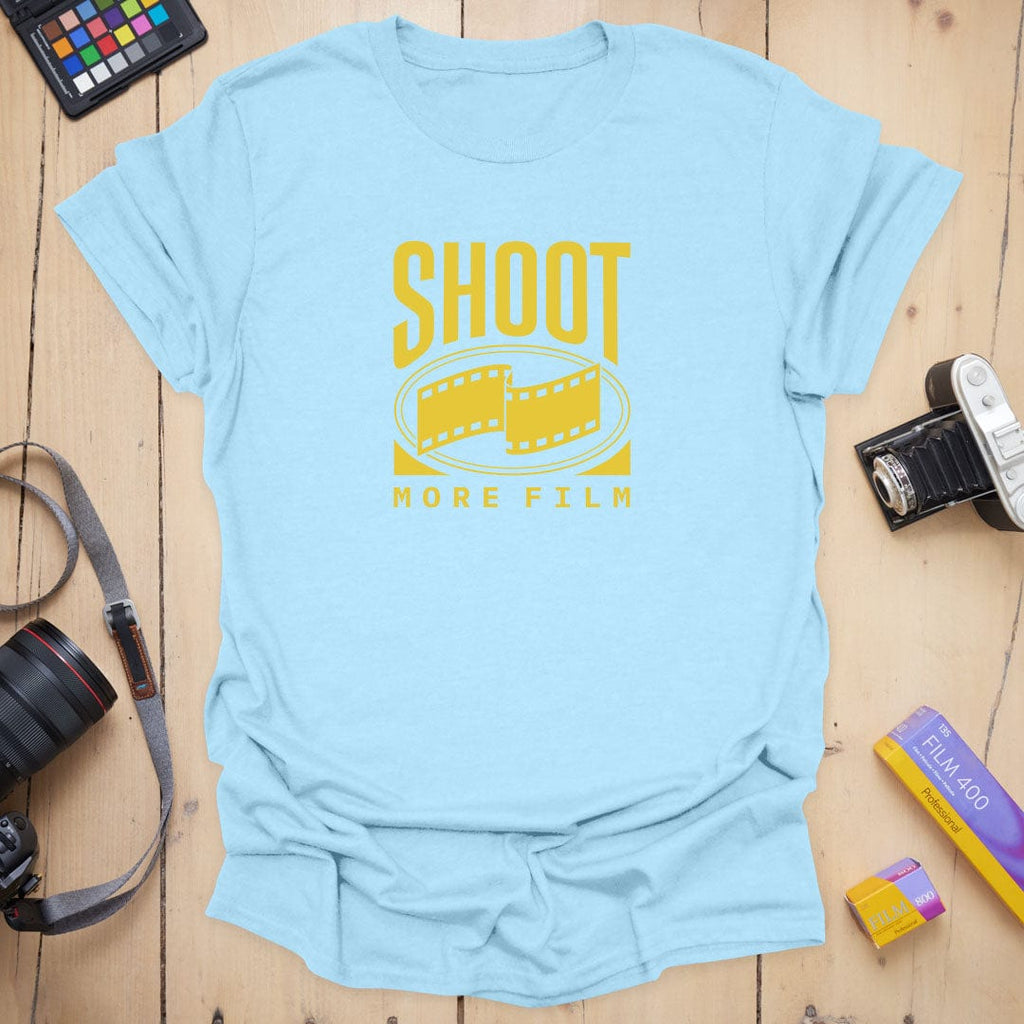 T-Shirt With Vintage Film Strip Photography Design