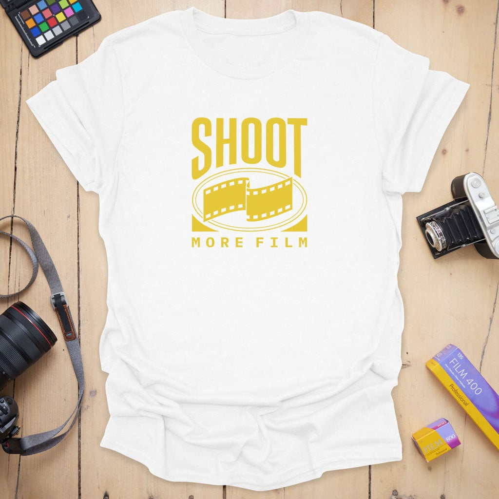 T-Shirt With Vintage Film Strip Photography Design