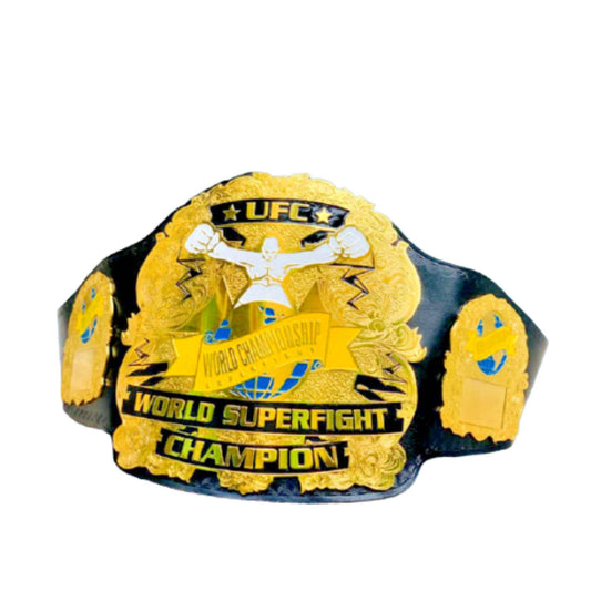 Old UFC MMA Ultimate World SUPERFIGHT Championship Title Belt