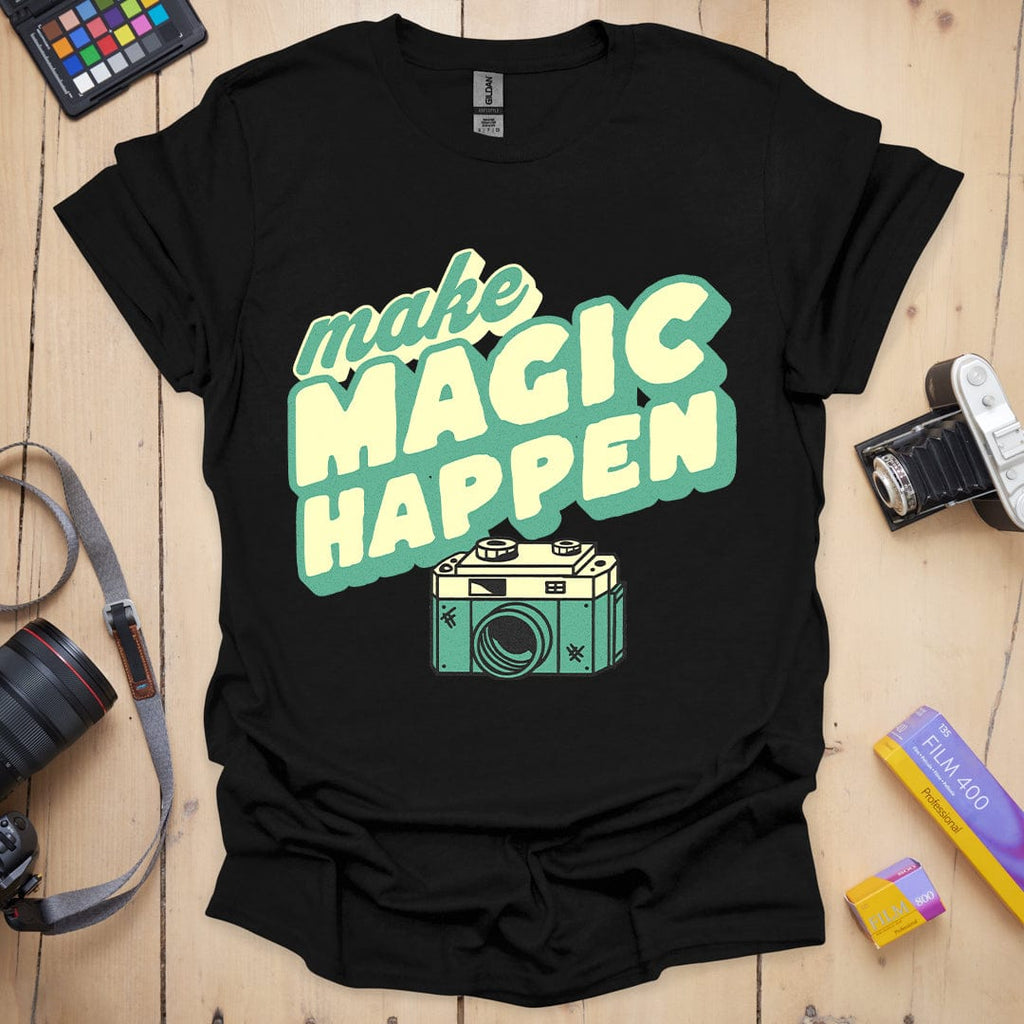 T-Shirt Make Magic Happen Camera Photography Design