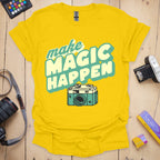 T-Shirt Make Magic Happen Camera Photography Design