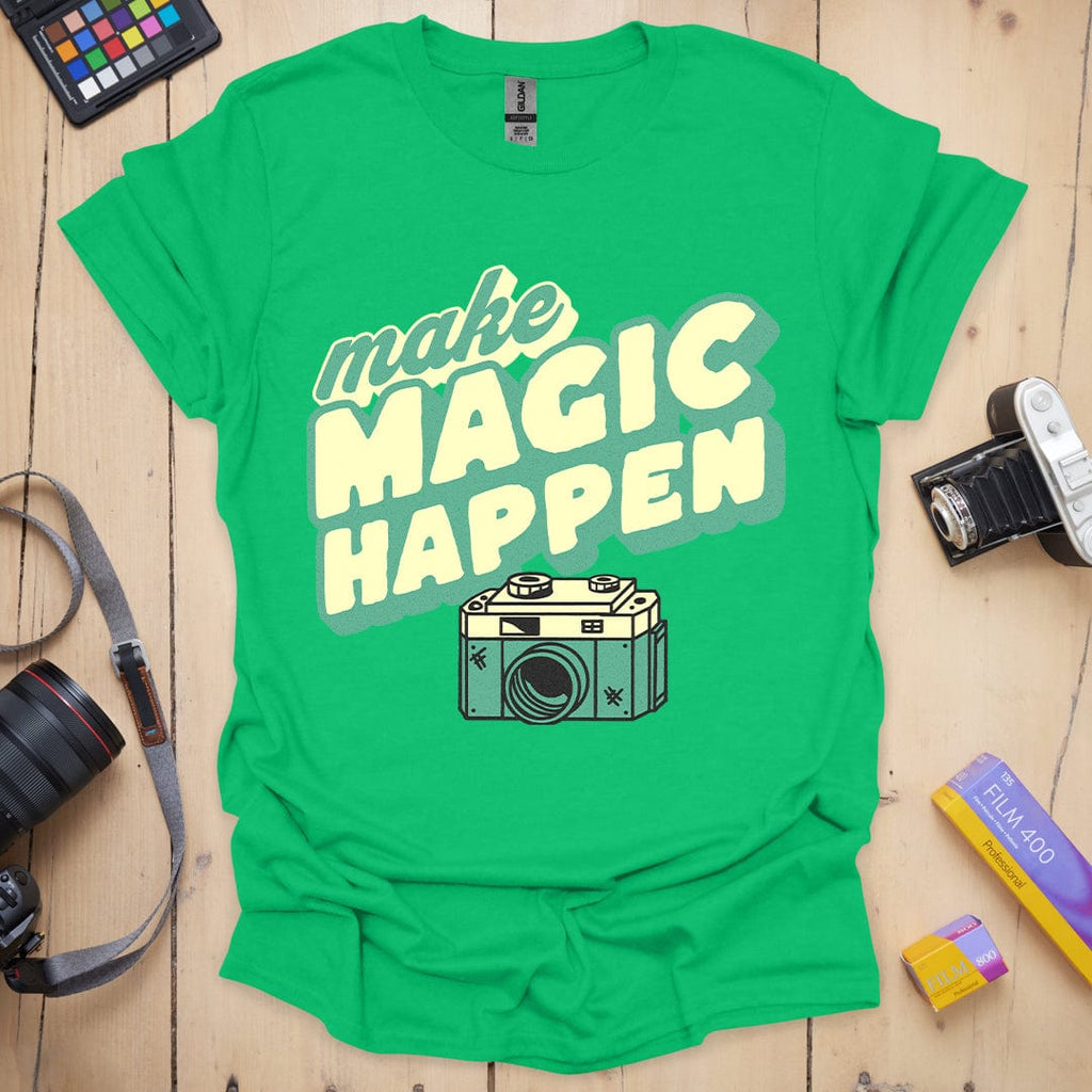 T-Shirt Make Magic Happen Camera Photography Design