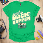 T-Shirt Make Magic Happen Camera Photography Design