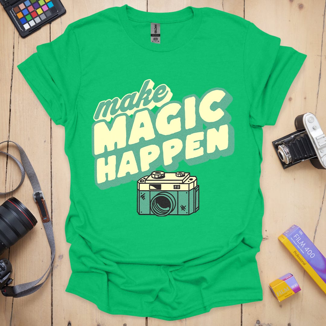 T-Shirt Make Magic Happen Camera Photography Design