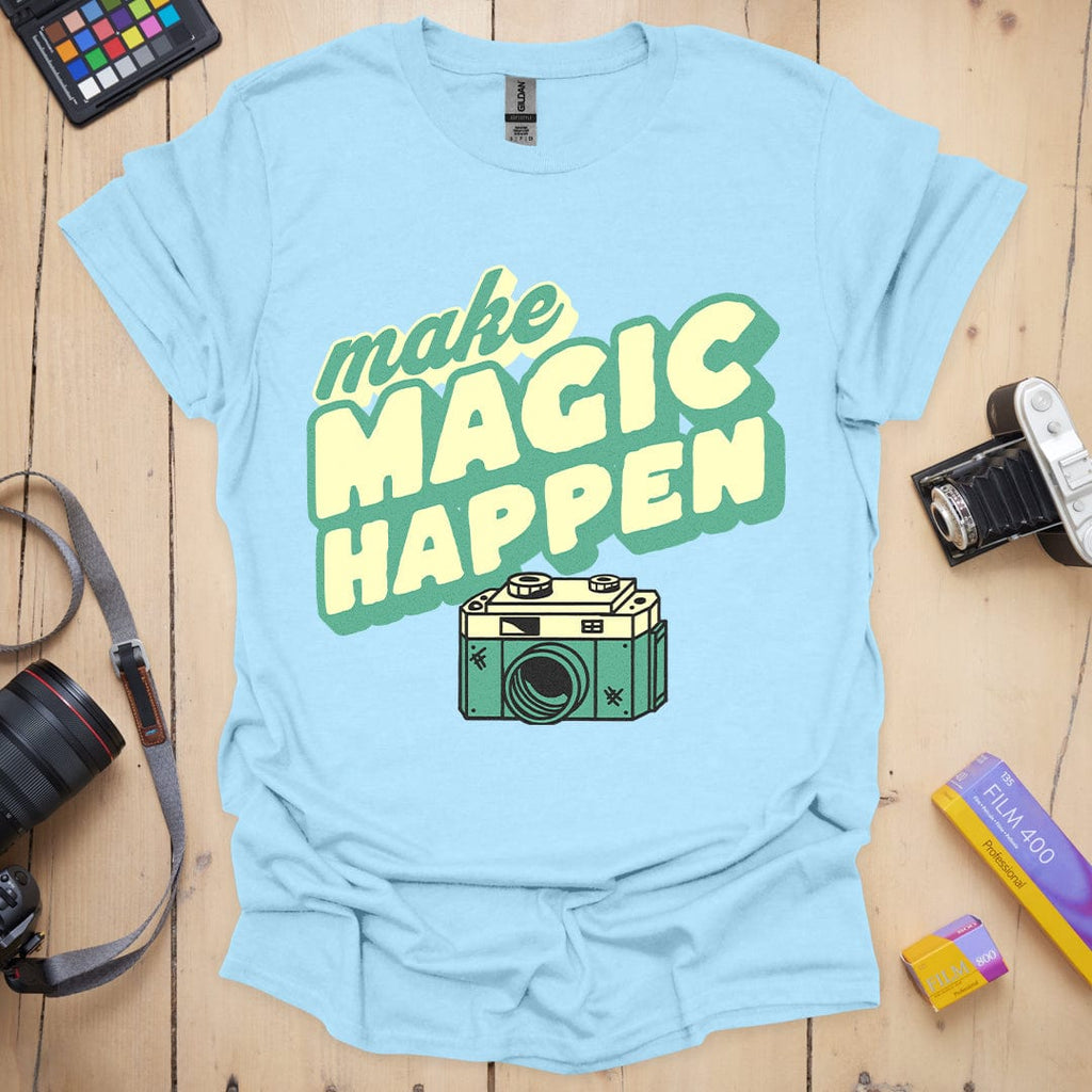 T-Shirt Make Magic Happen Camera Photography Design