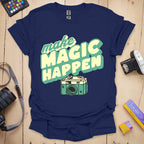 T-Shirt Make Magic Happen Camera Photography Design