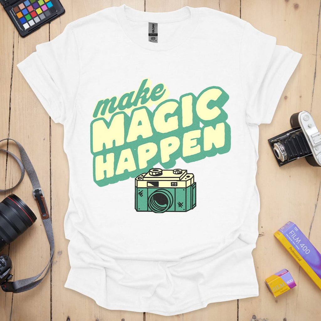T-Shirt Make Magic Happen Camera Photography Design
