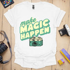T-Shirt Make Magic Happen Camera Photography Design
