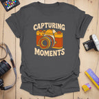 T-Shirt With Retro Photography Moments Graphic