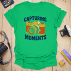 T-Shirt With Retro Photography Moments Graphic