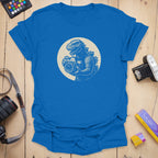 T-Shirt With Kaiju Photographer Vintage Camera Graphic