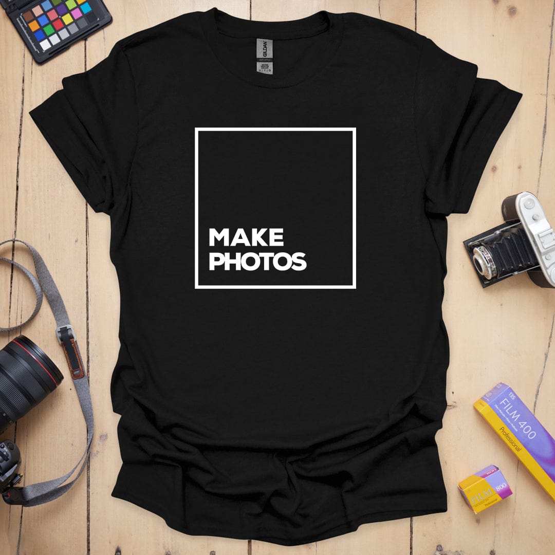 T-Shirt for Photo Makers With a Creative Camera-Inspired Design
