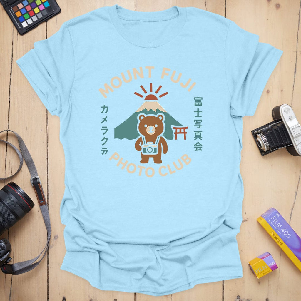 T-Shirt With Mt. Fuji Bear Photography Club Graphic