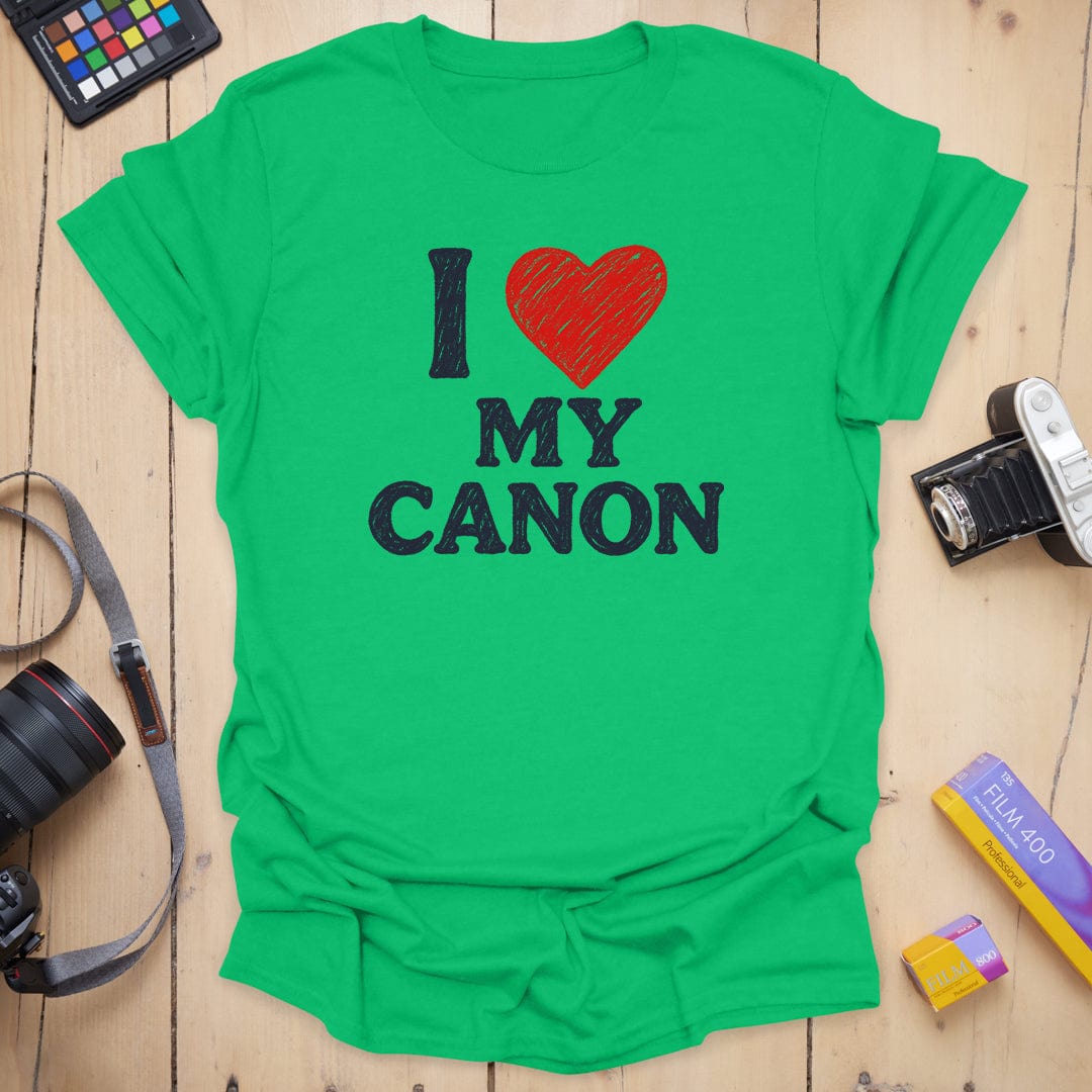 Canon T-Shirt With Distressed My Canon Print