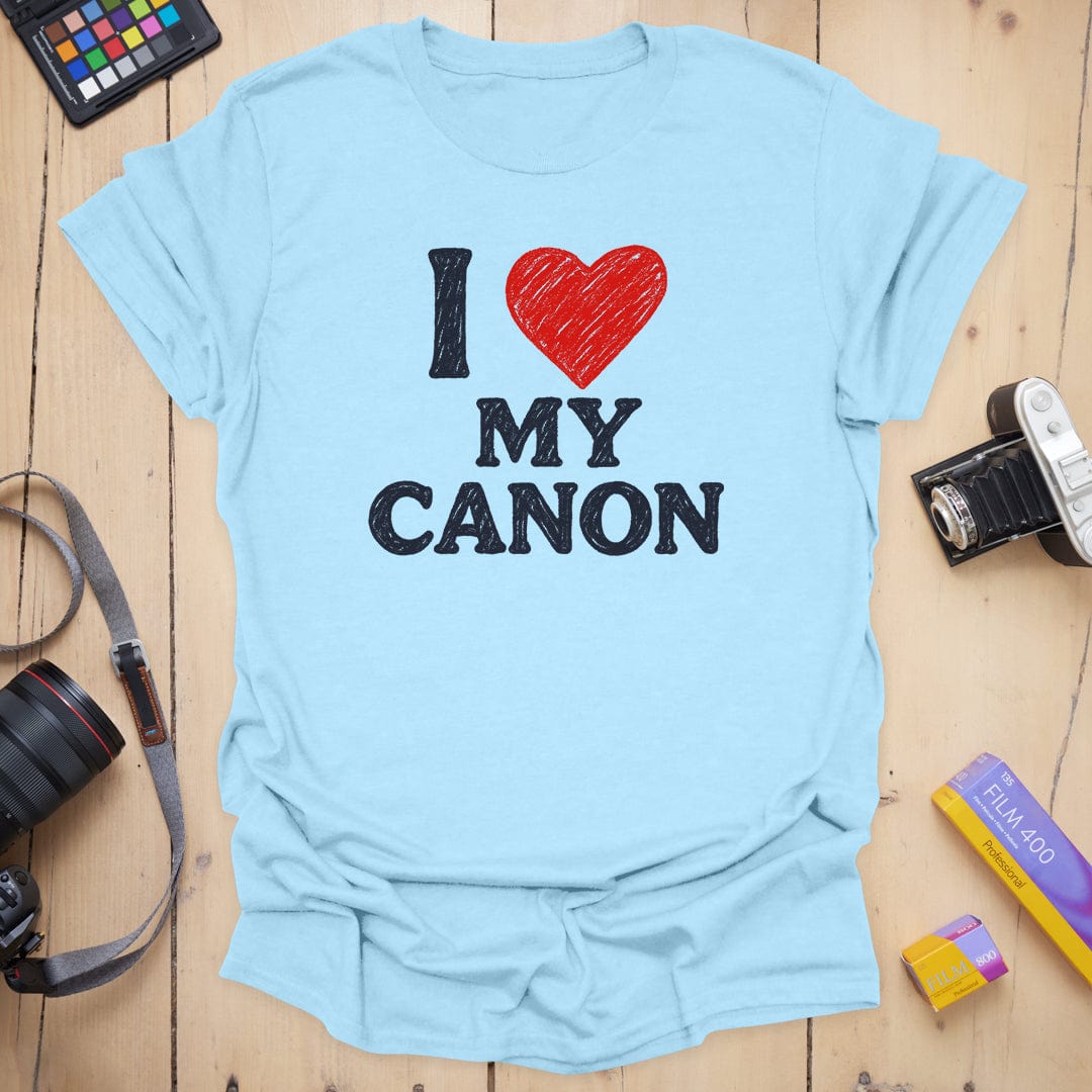 Canon T-Shirt With Distressed My Canon Print