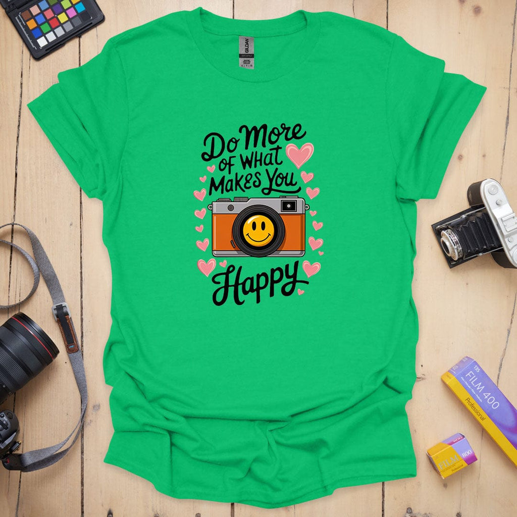 T-Shirt With Happy Photography-Inspired Message