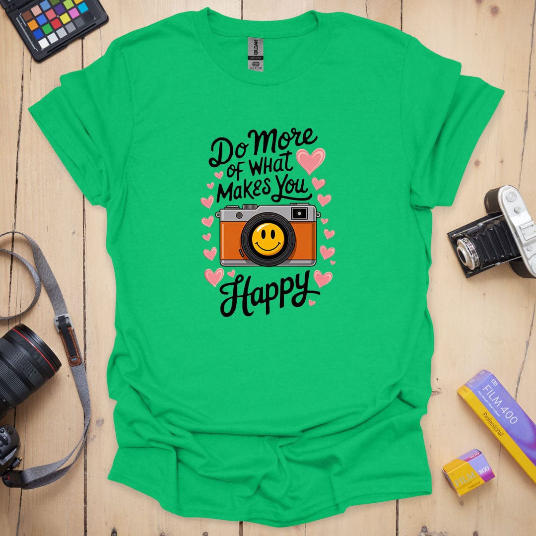T-Shirt With Happy Photography-Inspired Message